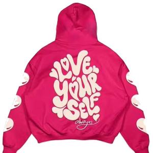 100% algodón personalizado de gran tamaño Streetwear sudadera Unisex piedra teñida pulóver bajo MOQ pedido a granel - Product Image 2