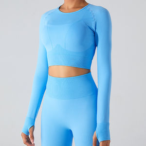 Pantalons de yoga Sexy Top Ensemble de vêtements de sport personnalisés de haute qualité Vêtements d'entraînement de fitness durables Ensembles pour femmes Ensemble 2 pièces pour femmes - Product Image 3