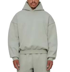 Sweat à Capuche Surdimensionné pour Homme avec Broderie Imprimée Bouffante Veste à Capuche Polaire Grande Taille Saison Automne Hiver - Product Image 4