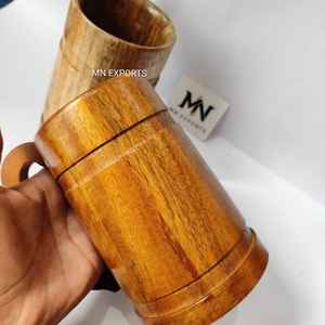 Mug en bois écologique, mug intelligent pour boissons chaudes, mug tendance pour les fêtes - Product Image 6