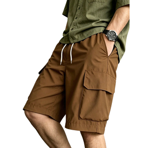 Mens Casual <b>Cargo</b> <b>Shorts</b> Knee 6XL Elastic Drawstring Waist Multiple Pocket <b>Lightweight</b> Summer Outdoor Travel Work Walking - Product Image 3