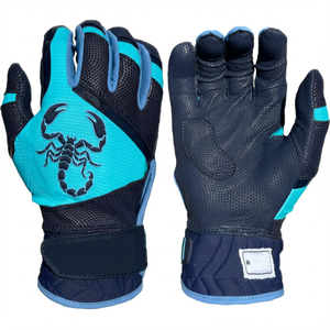 Gants de baseball personnalisés avec logo de marque, prix de gros OEM, doublure intérieure, équipement de qualité professionnelle d'élite, gants de frappe de softball - Product Image 2