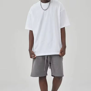 Surdimensionné 100% coton fait sur mesure hommes T-Shirt plaine Boxy décontracté hommes T-shirts hommes solides t-shirts - Product Image 2