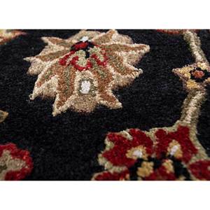 Kasbah ผ้าขนสัตว์ชนิดหนึ่งสีเทา & สีดำและพรมวิสคอสลายดอกไม้ถักแบบแบนพรมปอกระเจาสำหรับบ้านโถงทางเดินสี่เหลี่ยมผืนผ้าห้อง-Top-1516 - Product Image 3