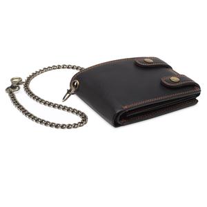 Cartera minimalista de 4 pulgadas con diseño de Caballo Loco, tarjetero de cuero genuino para hombres y mujeres, acceso de bolsillo frontal de 35mm y 50g - Product Image 2