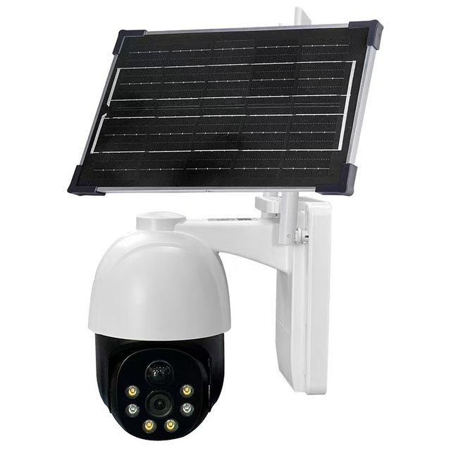 Solar PTZ Security Camera Outdoor Wireless IP  Camera Waterproof Weatherproof 5MP 4K WiFi