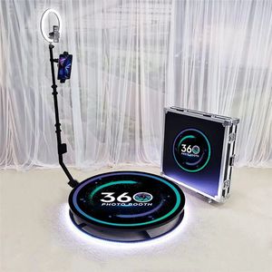 Barato 360 grados Selfie Photo Booth 115cm 3-5 personas cámara lenta Spinner automático 360 Selfie Video Spin Platform - Product Image 5