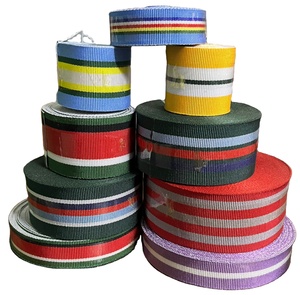 Ruban écologique 100% nylon double face uni - Product Image 1