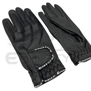 Guantes de equitación personalizados unisex Forro polar suave Brazalete de sarga Moda de invierno del proveedor de Pakistán para deportes ecuestres - Product Image 3