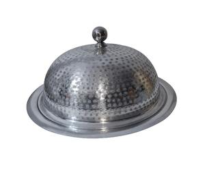 Beurrier de service en acier inoxydable avec travail martelé Beurrier de cuisine de luxe de qualité personnalisée - Product Image 1