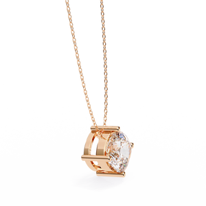 Colgante de Diamante Cultivado en Laboratorio de Oro de 18K, Unisex, para Compromiso o Boda, Chapado en Rodio, Certificado IGI, Lujoso, Elegante, Corte Brillante Premium - Product Image 1