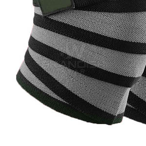 Latest Design <b>Top</b> Selling Low MOQ OEM Service Knee Wrap New Gym Fitness Arrival Weight Lifting <b>Neoprene</b> Knee Wrap - Product Image 6