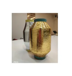 ผู้ผลิตทั่วโลกขายกันอย่างแพร่หลายคุณภาพชั้นนําเส้นด้ายโลหะ / โพลีเอสเตอร์ชนิด M-Type บิดต่ําสําหรับการทอผ้าในราคาที่ดีที่สุด - Product Image 1