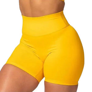 Women's Breathable Mid Waist Workout Running <b>Scrunch</b> <b>Shorts</b> for Gym Yoga Biker Activewear Quick Dry High Performance Ladies - Product Image 1