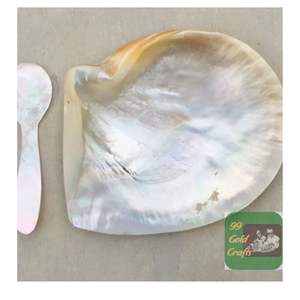 Plaque de nacre naturelle de haute qualité plat de caviar de coquille polie pour la salle à manger de luxe et la décoration de la maison - Product Image 2