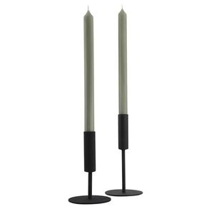 Stylish and Refined Modern <b>Candle</b> <b>Holders</b> Antiqued Metal Finishes in <b>Black</b> Gold Silver for Hotels - Product Image 3