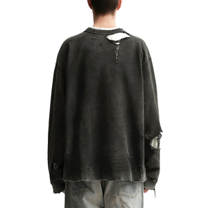 Chemise à imprimé logo personnalisé pull à col rond sweat-shirt uni vierge pull oversize pour homme sweat à capuche de haute qualité - Product Image 4