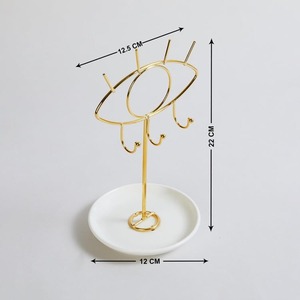 Soporte de joyería Eye Icon con diseño único perfecto para exhibir anillos, pendientes y pulseras, ideal para decoración del hogar y regalos - Product Image 3