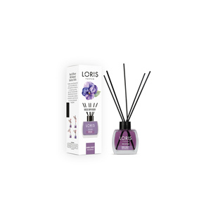 Purple Violet Aromatherapy <b>Reed</b> <b>Diffuser</b> 120ml Eco-Friendly Glass Vase Long-Lasting Essential Oil Fragrance Liquid Gift Box - Product Image 1