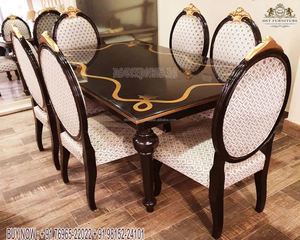 Italian Look Hand Carved <b>Dining</b> Room Furniture Luxurious Handcrafted <b>Dining</b> Table With <b>Chairs</b> Classy Look <b>8</b>-Seater <b>Dining</b> Table - Product Image 4