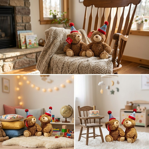 Orsacchiotto di Peluche Personalizzato Aika OEM per Compleanni, Pupazzo in Cotone PP ad Alta Resilienza, Prodotto da Fabbrica per Eventi - Product Image 3