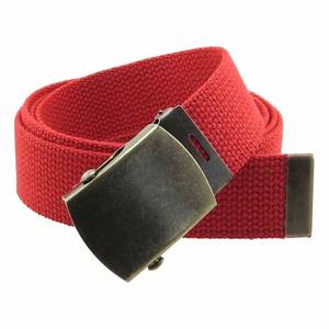 Ceinture en toile avec boucle de plaque Ceintures de ceinture pour hommes adultes pour l'entraînement en plein air - Product Image 3