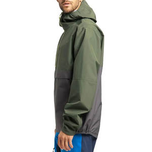 Comfortable Fabric Outdoor Wear Men's Anorak Jacket Plus Size Waterproof Hiking Running Casual Men's <b>Windbreaker</b> Jacket - Product Image 6