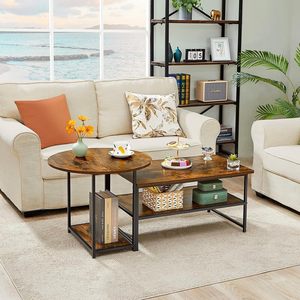 Living Room Furniture Luxury White End <strong>Tables</strong> and Coffee <strong>Table</strong> <strong>Set</strong> with Storage For Living Room - Product Image 3