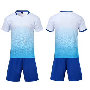 Uniforme de fútbol de media manga para equipo deportivo de sublimación personalizado para adultos 100% poliéster de secado rápido y transpirable de excelente calidad - Product Image 1