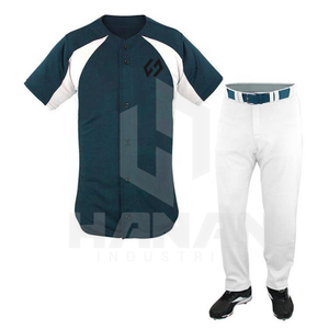 เครื่องแบบเบสบอลสำหรับผู้ชายดีไซน์ใหม่สำหรับทีมหรือคลับเครื่องแบบเบสบอลออกแบบโลโก้ของคุณเอง - Product Image 3