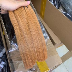 Extensions de cheveux vietnamiennes de haute qualité en os droit orange 100% non traitées sans enchevêtrement sans perte avec prix de gros - Product Image 2