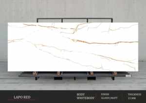 Elegancia Arquitectónica Moderna Lograda con Superficies de Losa de Porcelana Gris de Alto Brillo de 1200x2800 mm - Product Image 5