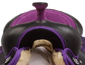 Selle en cuir durable occidentale faite à la main pour l'équitation de rodéo et de trail Tailles et conceptions personnalisées disponibles - Product Image 2