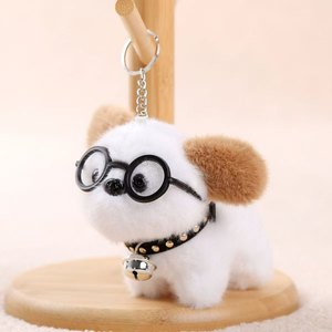 Aika Venta al por mayor de juguetes variados económicos de cachorros y bebés con gafas, llaveros personalizados y premios para máquinas de garras - Product Image 3
