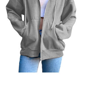 Sweat-shirt à capuche pour femmes avec logo personnalisé Sweat-shirt à capuche unisexe avec impression intégrale Nouveau sweat-shirt d'hiver surdimensionné pour femmes - Product Image 5