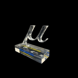 ถ้วยรางวัลคริสตัลอะคริลิคแชมป์พิมพ์ลายโลโก้รีไซเคิลได้ทนทาน - Product Image 2