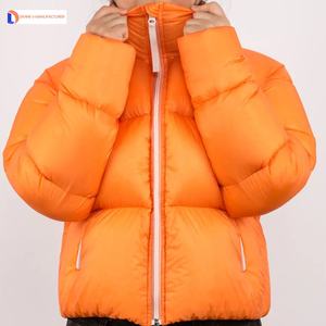 แจ็คเก็ตขนเป็ดมีฮู้ดสำหรับทุกเพศแจ็คเก็ตแฟชั่นอัจฉริยะพิมพ์โลโก้ได้ตามต้องการ - Product Image 3