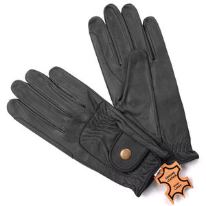 Men's Warm Horse Riding Gloves Non-Slip Grip Pure Leather Equestrian Safety Gloves for Adults Adult Western Style, HORSE GLOVES - Product Image 2