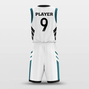 En stock : Uniforme de basketball pour hommes en tissu éponge, tailles cohérentes, commande en gros OEM - Product Image 2