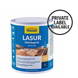 Protector de Madera para Exteriores Personalizable, Laca Transparente a Base de Agua, Sin Solventes, Acabado Mate, OEM/Privado, 750 ml - Product Image 2