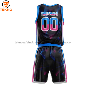 Ensemble de maillots de basket-ball de qualité supérieure uniformes de basket-ball pour hommes OEM personnalisés uniforme de basket-ball de conception personnalisée OEM à séchage rapide - Product Image 5