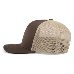 Vente en gros de marchandises au comptant Nouveau style personnalisé Casquette de camionneur à 5 panneaux de différentes tailles Casquette de camionneur respirante et à séchage rapide en maille - Product Image 5
