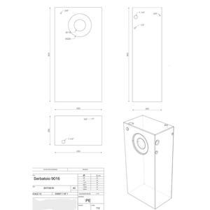Tanque de Agua HDPE Blanco/Neutro LT 112 para Agua Limpia y Residual para Barcos, Autocaravanas, Equipos de Tratamiento de Agua - Product Image 3
