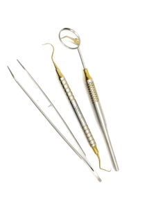 Kit de examen dental básico con potencia manual, juego de herramientas de diagnóstico de 3 uds, pinzas de sonda de espejo bucal, instrumentos quirúrgicos dentales - Product Image 4