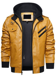 Conception personnalisée OEM Broderie de haute qualité Veste de baseball en cuir PU noire Bomber Letterman pour hommes Veste universitaire zippée pour hommes - Product Image 2