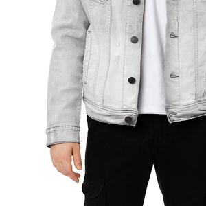 Chaqueta Vaquera para Hombre, Estilo Urbano, Vintage, Lavado Suave, Diseño Frontal Azul, Cómoda para Uso Diario - Product Image 5