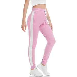 Pantalones deportivos de gimnasio para mujer personalizados con estilo frontal plano, pantalones de chándal con bolsillo para entrenamiento de invierno y uso diario - Product Image 4