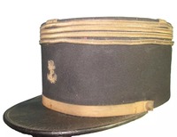 Gorra Kepi Francesa Azul Medianoche de Inspiración Vintage, Informal, 100% Algodón, Ajustable, de la Más Alta Calidad, con Bordado 3D