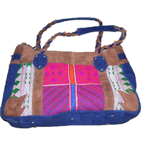 Sac ethnique en miroir avec broderie traditionnelle de fil indien pour un look ethnique et décontracté glamour - Product Image 5
