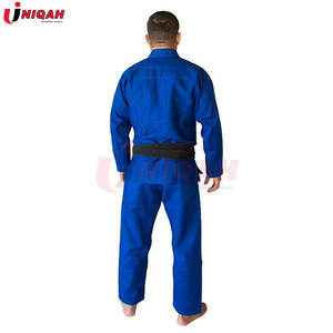 Uniforme BJJ Gi en blanco Premium Jiu-Jitsu brasileño MMA, BJJ Gi en llamativo color Negro Azul blanco personalizado para un rendimiento inigualable - Product Image 4